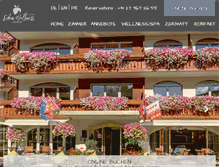 Tablet Screenshot of hotel-eden.ch