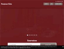 Tablet Screenshot of hotel-eden.pl